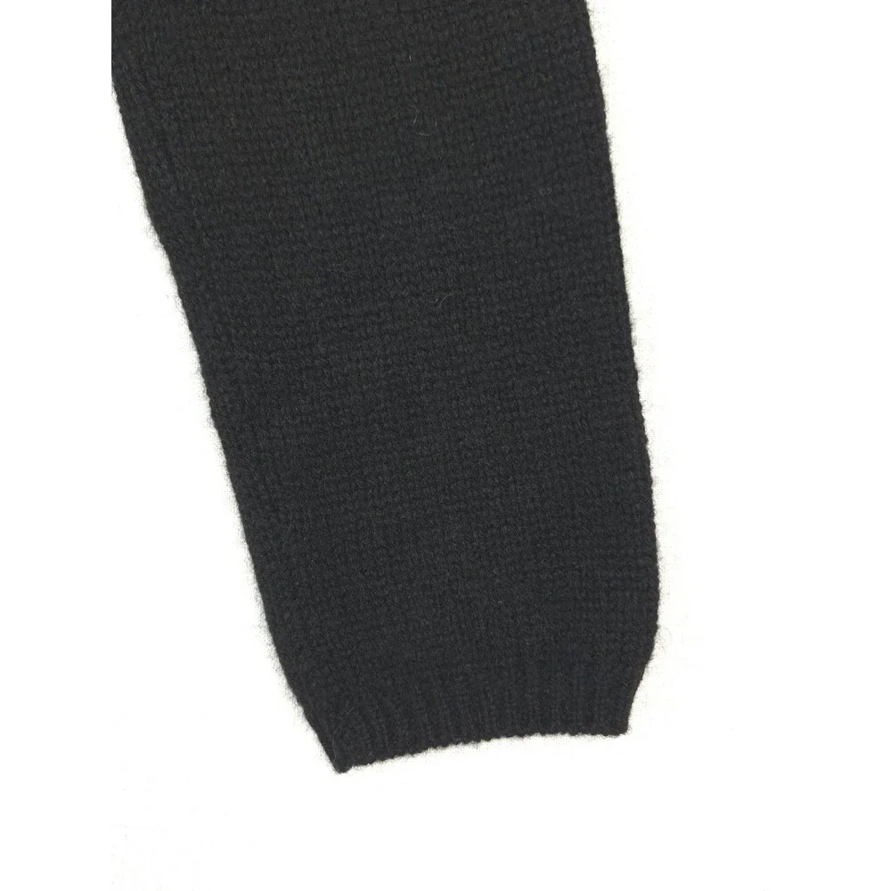 Vintage J.Crew Womens Black Cashmere Sweater Long Sleeve Lightweight Minimalist